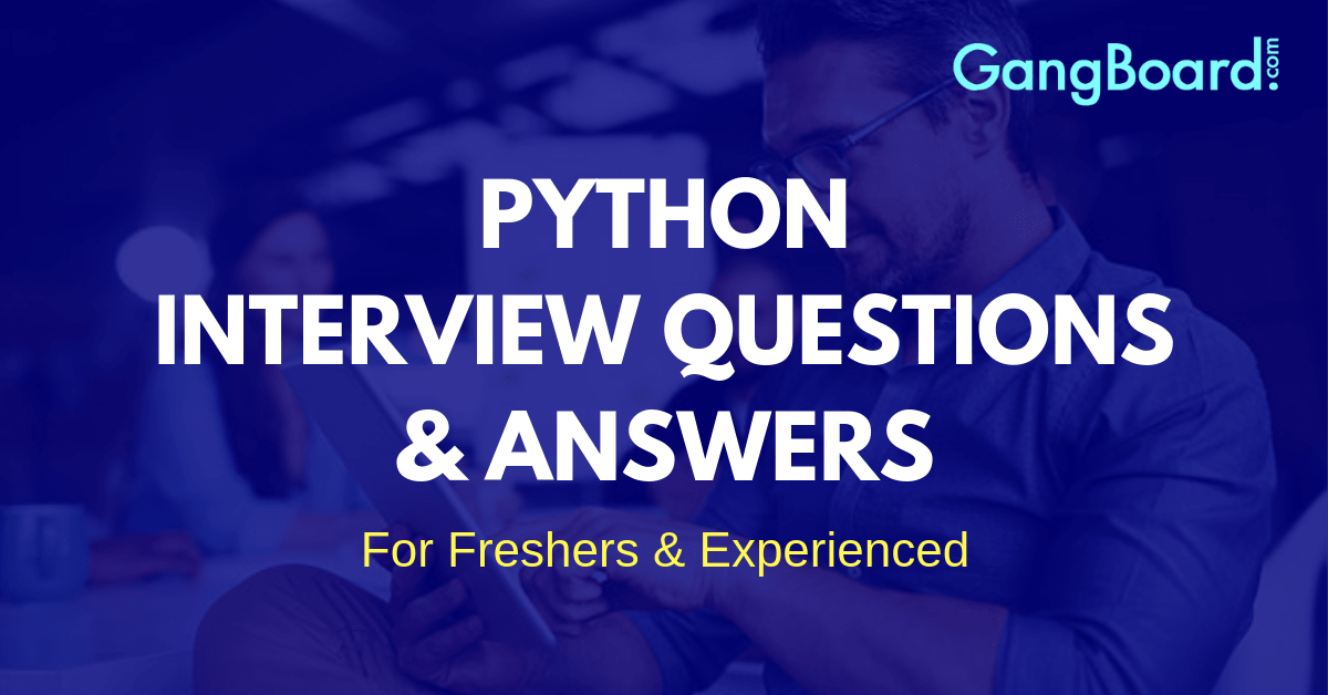 python interview questions and answer