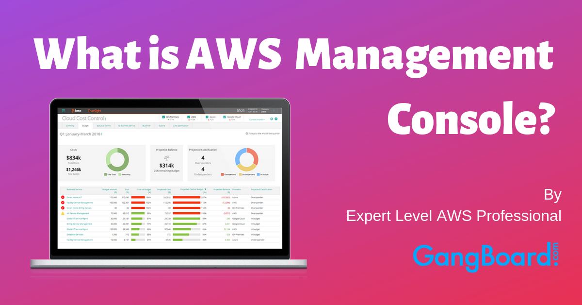 What is AWS management console