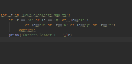 Continue Example-1