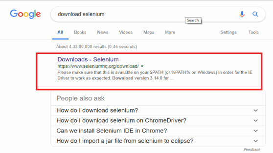 Download Selenium