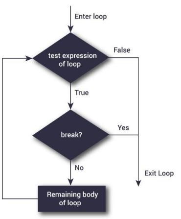 Python Break Statement Flow Chart