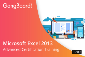 Microsoft Excel 2013 Advanced Certification Training